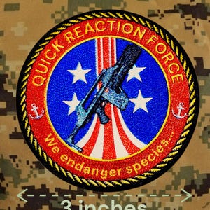United States Colonial Marine Corps quick reaction team patch from &quot;Aliens&quot; universe.