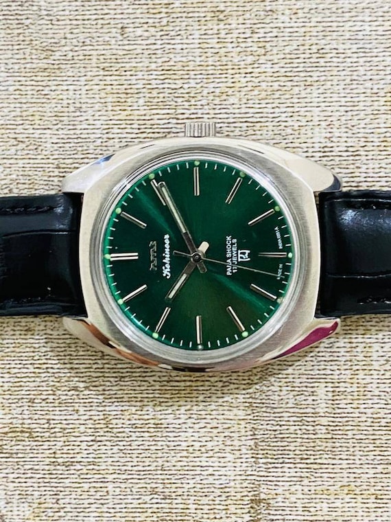Montre Vintage Milus RM107 Psychédélique - Remontage Manuel, Années 70, Neuve Avec étiquettes NOS