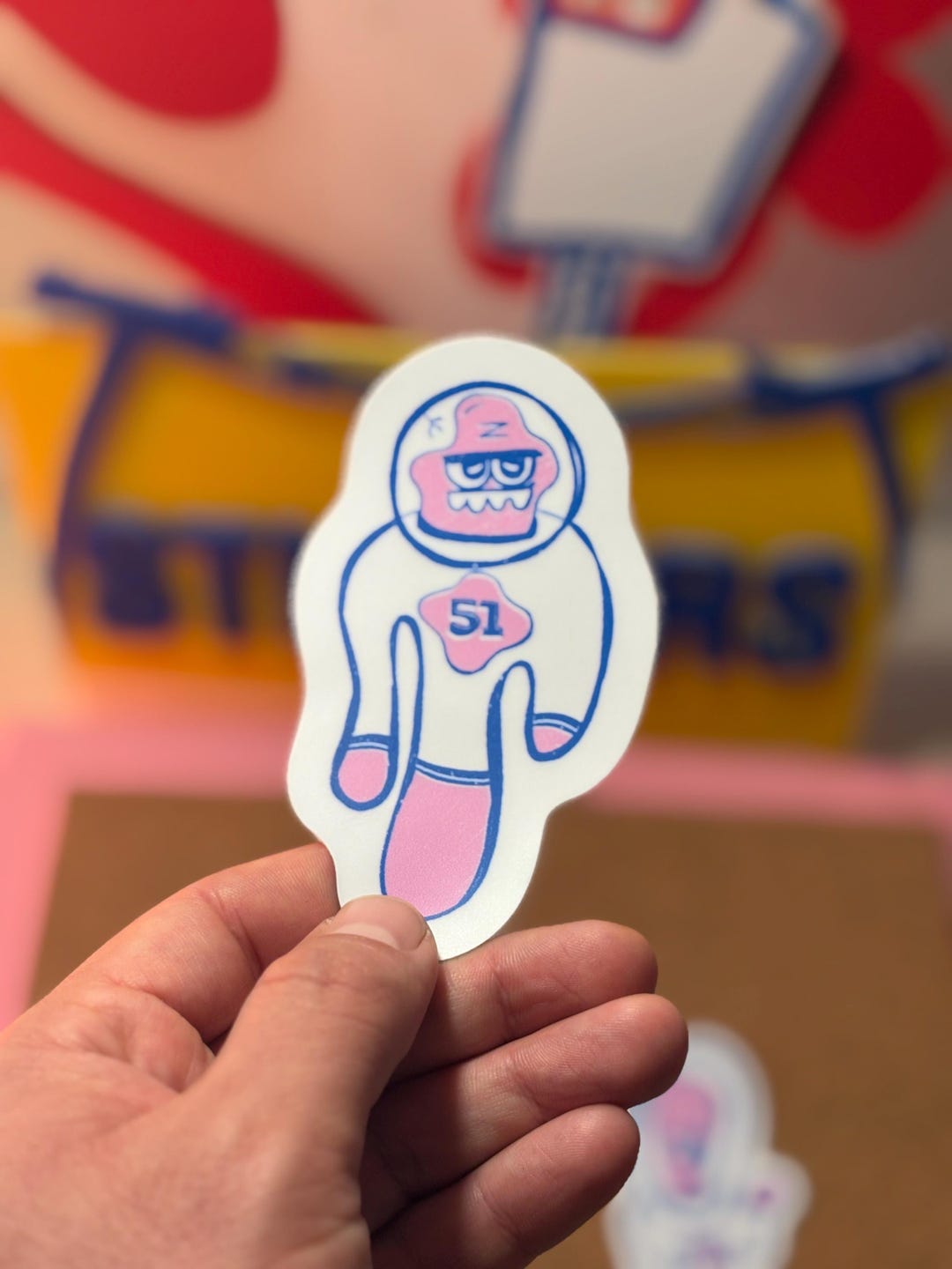 Beep (or Boop) Full Body | Martian Sticker | Alien Sticker | Cartoon ...