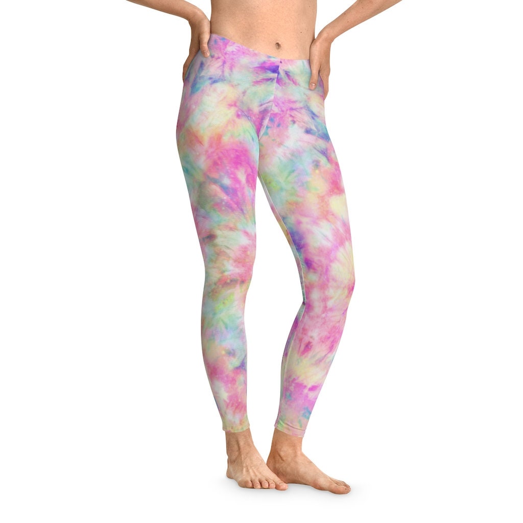 Candy Colors Tie Dye Stretchy Leggings