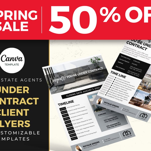 Real Estate Under Contract Templates | Realtor Process Templates | Real Estate Templates | Under Contract Social Posts |  Instagram Posts