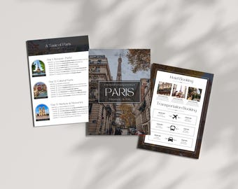 Reisroutesjabloon, reisroute, reisroute, vakantieroute, bewerkbare canva-sjabloon, digitale download, afdrukbare sjabloon
