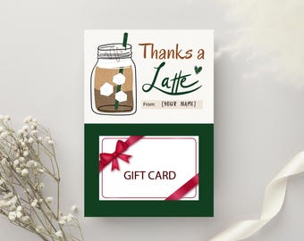 Teacher Gift Card Template, Teacher Appreciation, Thank You Gift Card Holder Template, Printable, Editable Canva Template, Digital Download