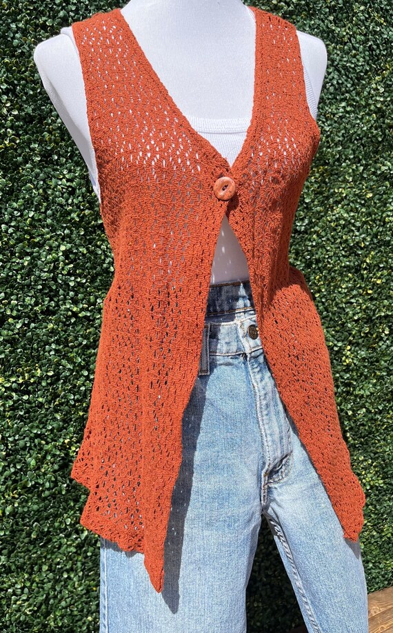 1970 crochet vest pattern