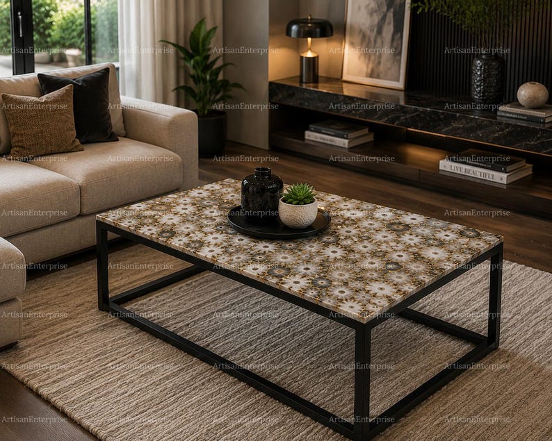 Custom Agate Coffee Table
Statement Living Room Table
Handmade Luxury Furniture
