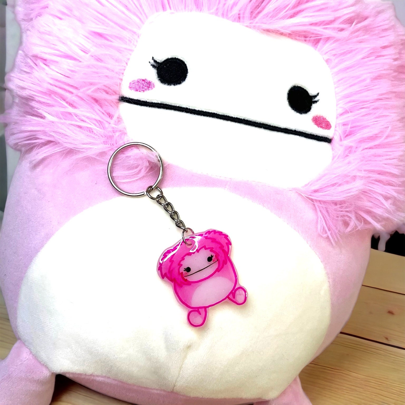Resin Squishmallow Inspired Keychains Etsy