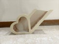 Hamster heart watchbox underground tunnel hideout house home for gerbil small animal rodent reptile spider birch basswood dowel wood burrow product logo