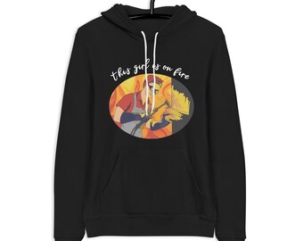 This Girl Is On Fire! Female Welder | Welder Gift | Gifts for Welders | Welding Tech | Funny Gift Welder | Blacksmith | Welder Hoodie