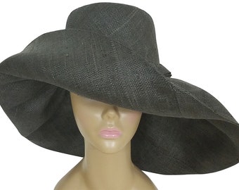 Madagascar Hat Company  Summer Hat  Item#1004 Handwoven Madagascar Raffia Sun Hat: Wide Brim, Packable  main image 4