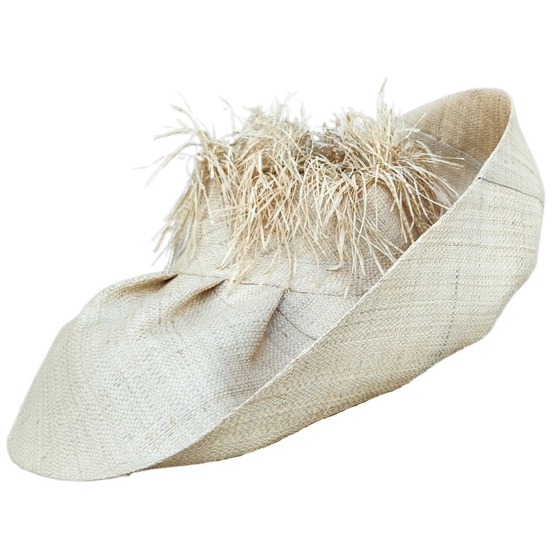 Easton Grosgrain-Trimmed Raffia Sun Hat main image 1