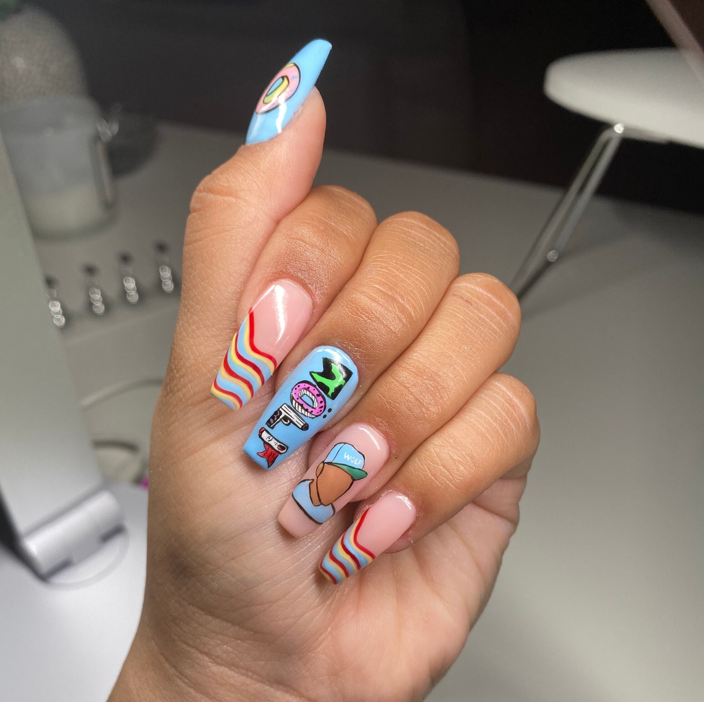 WOLF Pressons Tyler The Creator Inspired Nails ubicaciondepersonas.cdmx.gob.mx