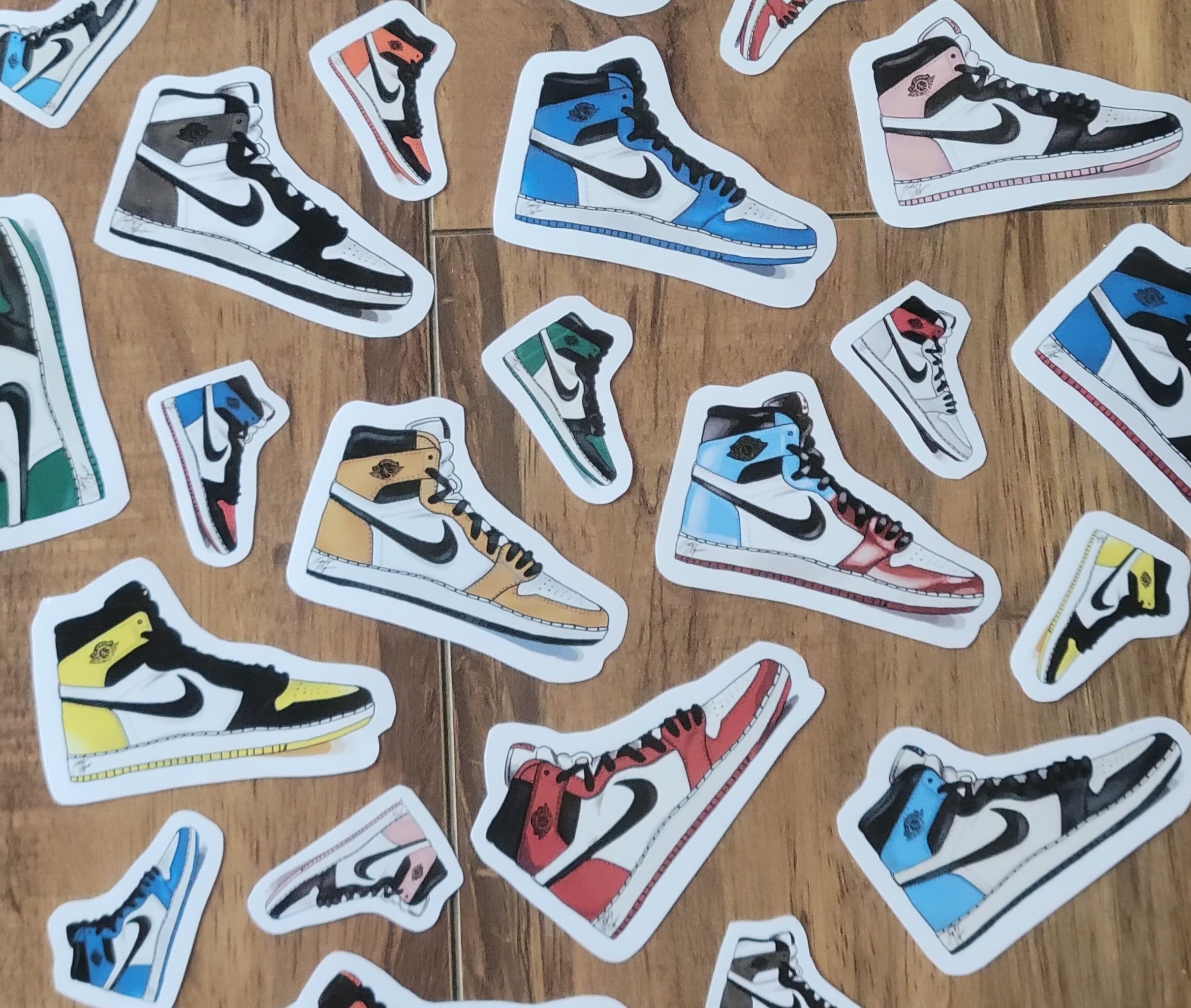 Michael Jordan Iron On Stickers For Custom Air Force 1, Perfect Sticke –  theshoesgirl