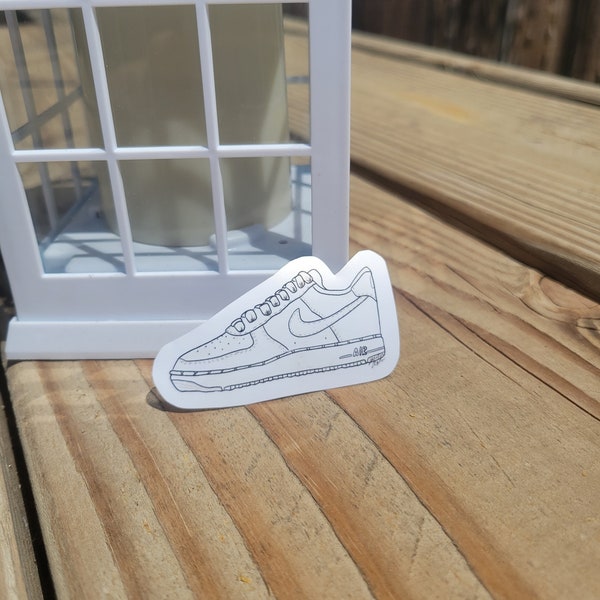 Air Force 1 Vinyl Sneaker Sticker