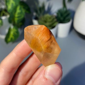 Orange Amphibole Quartz Freeform