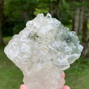 Himalayan Quartz Cluster with Chlorite snd Anatase