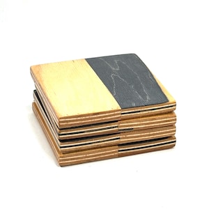 Recycled Skateboard Coasters