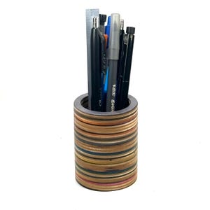 Recycled Skateboard Pencil Holder