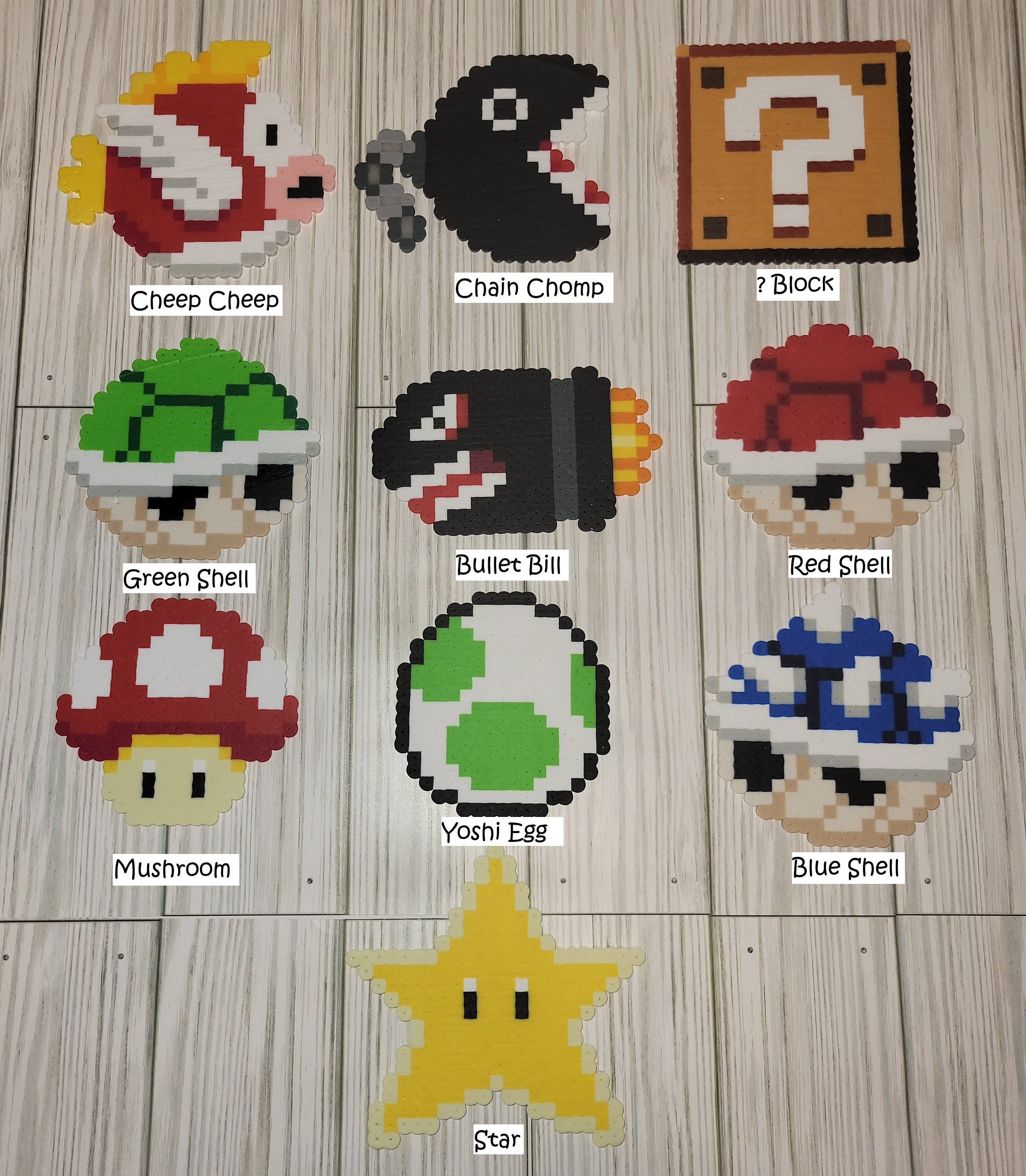 Alhudapk Com Palm Tree Perler Beads Kandi Pattern Mario Kart