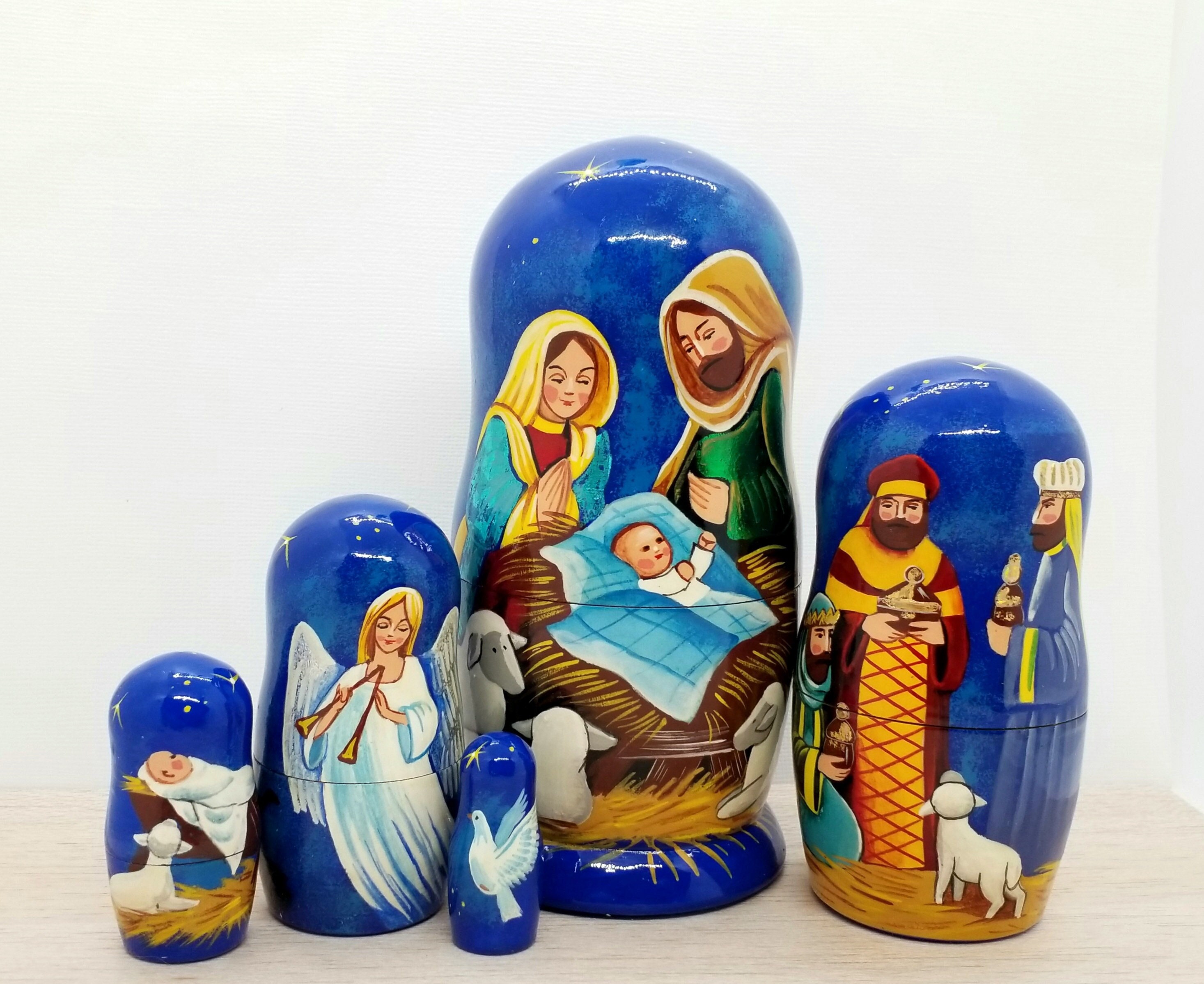 Nativity nesting doll set hotsell