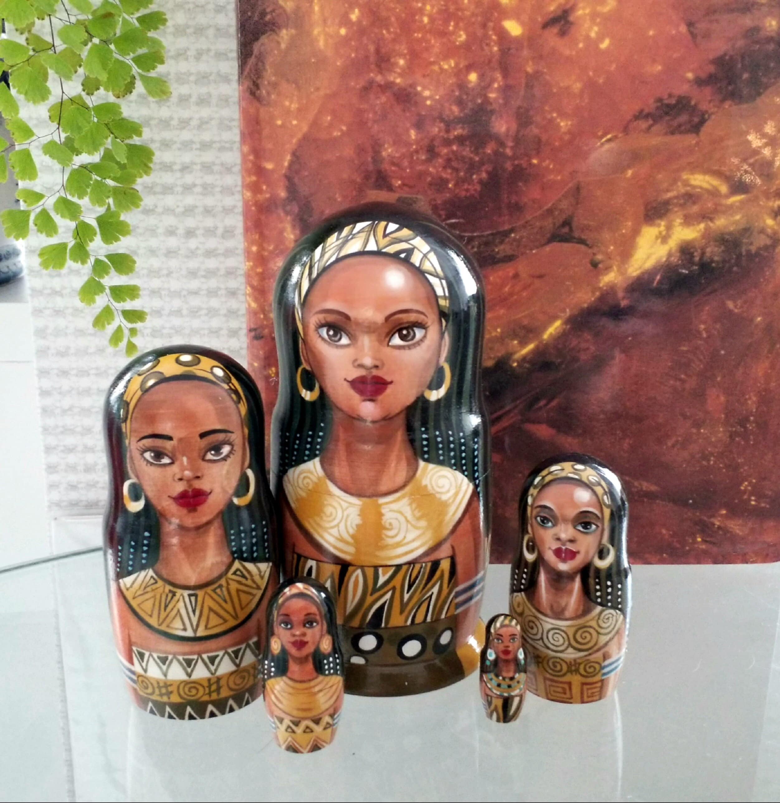 African nesting dolls new arrivals