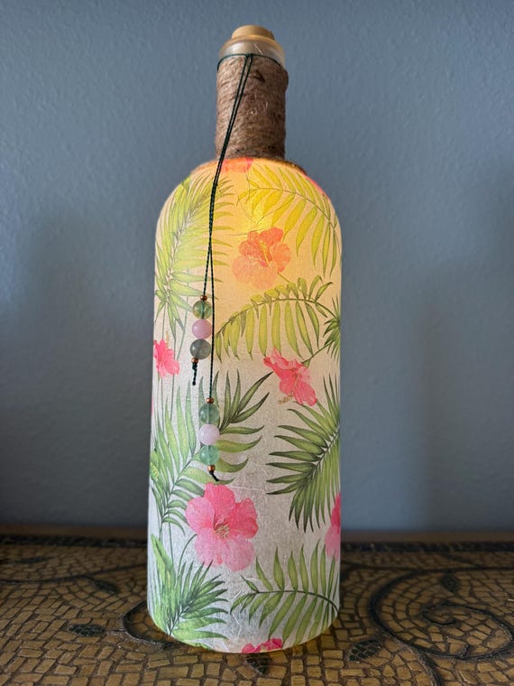 Repurposed Bottle Light