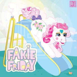 MY LITTLE PONY  digital - fakiefriday princess rinse n spit 35x35cm