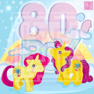 MY LITTLE PONY digital artwork - baby explorer 15X15cm cmyk for print
