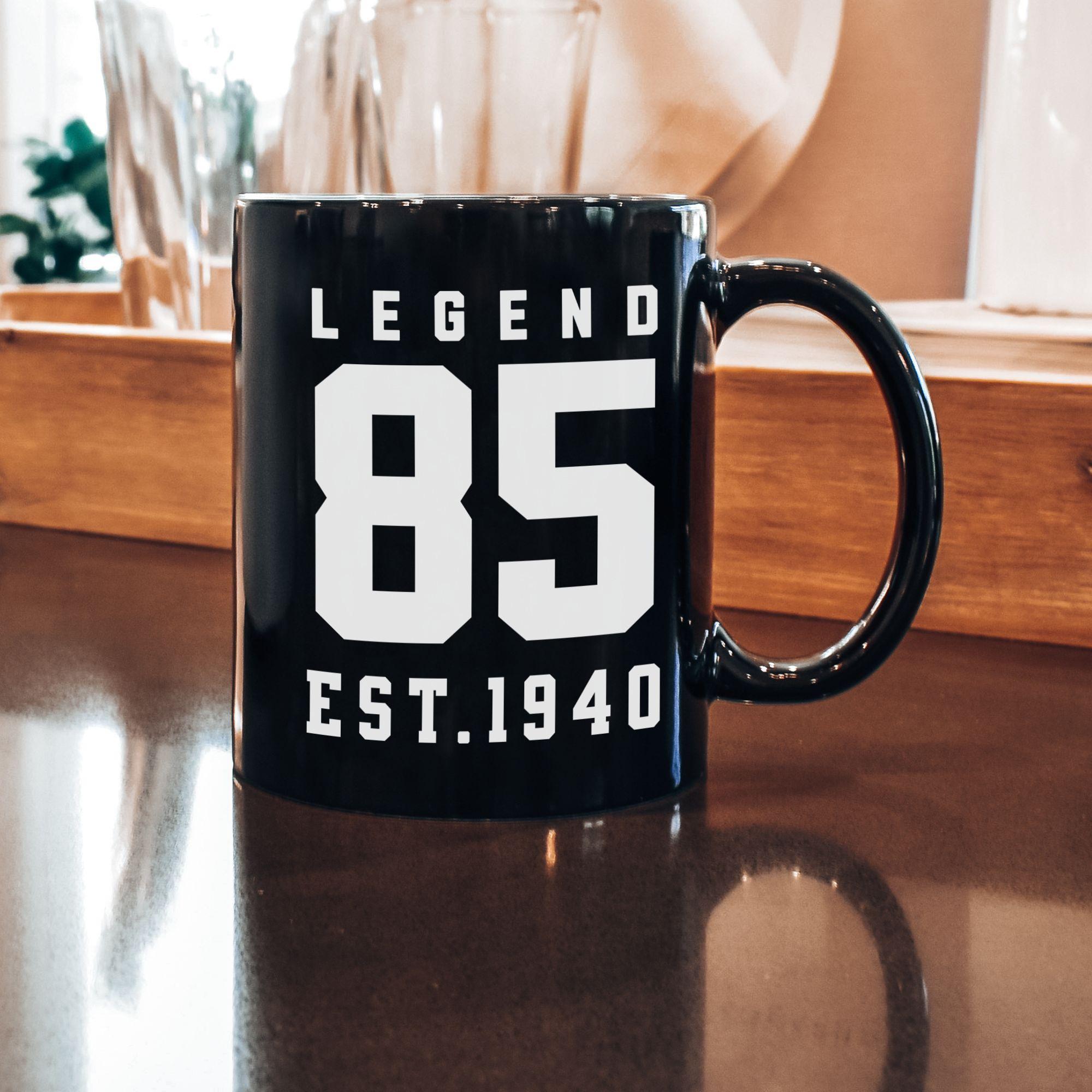 85th Birthday Coffee Mug, Custom 85th Birthday Gift for men, EST. 1941  Coffee Cup, Gift for grandpa, Gift from daughter to dad, gift for mom