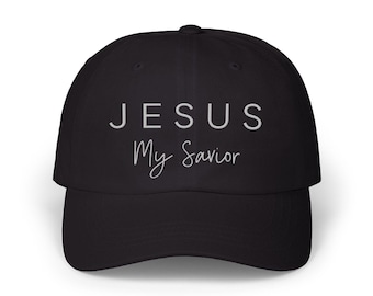 Jesus mein Retter gestickter Hut, Liebe wie Jesus-Baseballmütze, christlicher Stickereihut, Jesus-Kappe, religiöses christliches Hemd, Glaubensmütze