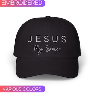 Jesus my savior Embroidered Hat, Love Like Jesus Baseball Cap, Christian embroidery hat, Jesus Cap, Religious Christian shirt, Faith Cap