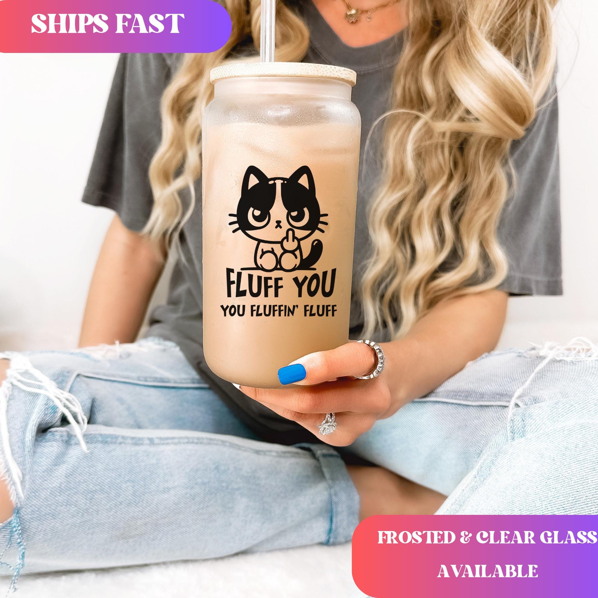 Sarcastic Frosted Glass Tumbler Funny Adult Humor Coffee Cup Funny Frosted Cup Gift for her Hilarious  gift sassy funny sayings Office Cup
