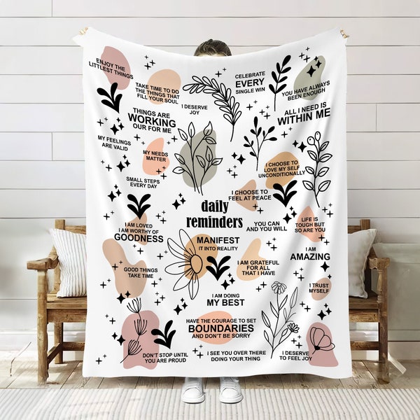 Mental Health Blanket Etsy