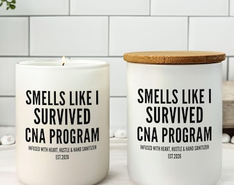 CNA graduation candle gift for nursing assistant graduate new CNA graduation gift CNA program student gift healthcare worker grad gift