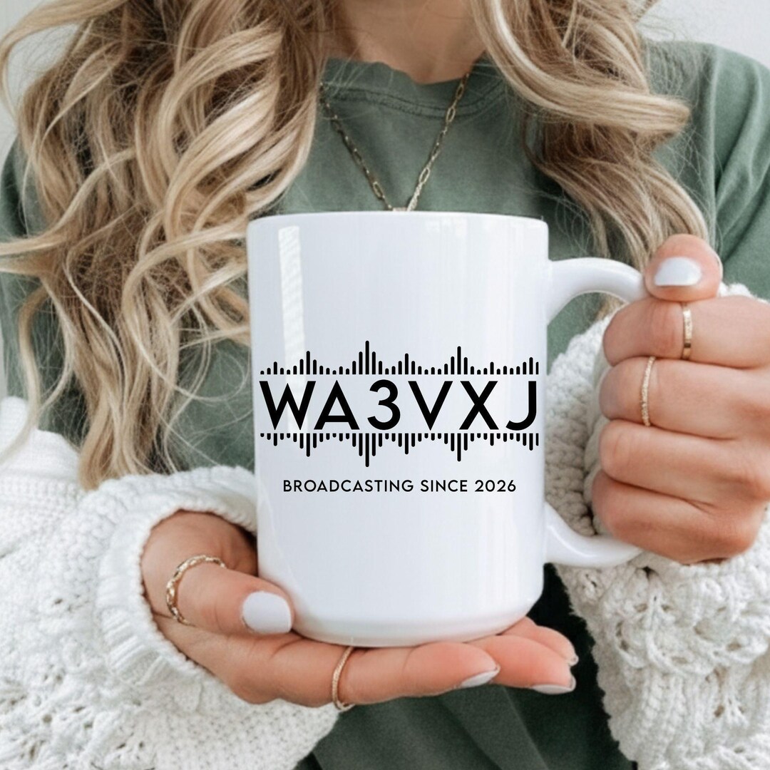 Custom HAM Radio Call Sign Gift Personalized Amateur Radio Mug Ham Club ...