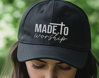 Cappello con versetto biblico ricamato, berretto da baseball religioso, cappello ispiratore, cappello per la fede cristiana, cappello motivazionale, cappello pensato per il culto