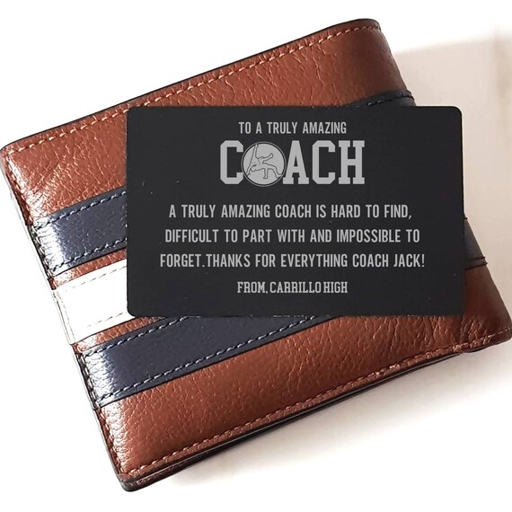 Coach 2025 personalized wallet