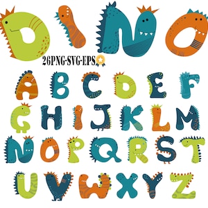 Lettere di dinosauro Svg Dinosaur Font PNG Dinosaur Baby Font SVG Dino Font Svg Lettere di dinosauro Svg Dinosaur Cricut Dino Baby Font Svg