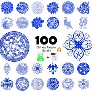 100Chinese Pattern Png Chinese style pattern SVG,|T-shirts Decal Gift Symbol Icon |printable 300DPI