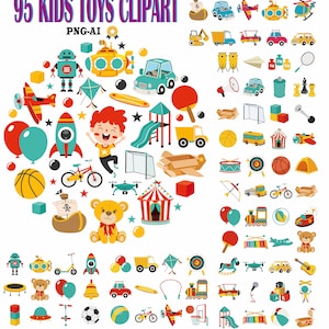 95 Kinderspielzeug-cliparts: Wo die Spielzeit den Flug nimmt!