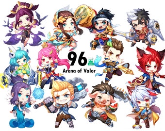 96Arena of Valor-personages PNG,