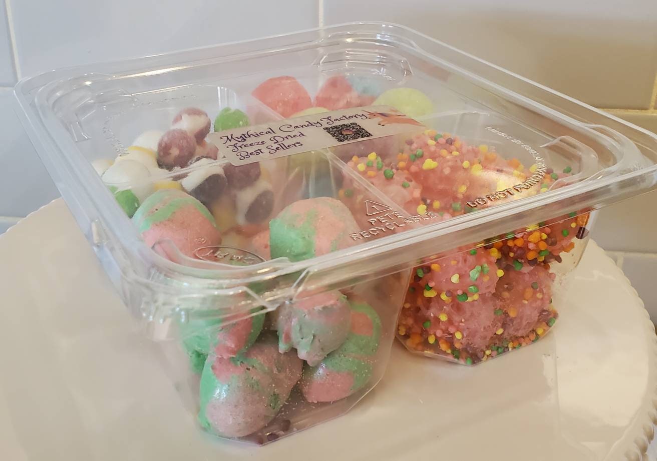 Freeze Dried Candy Sampler Variety Taffy Jolly Rancher Sour Etsy