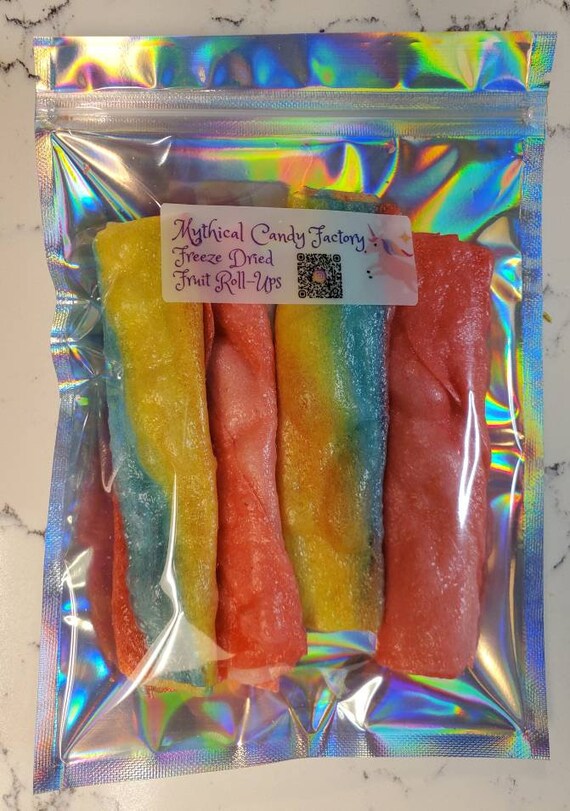 Freeze Dried Fruit Roll up / Freeze Dried Candy Etsy