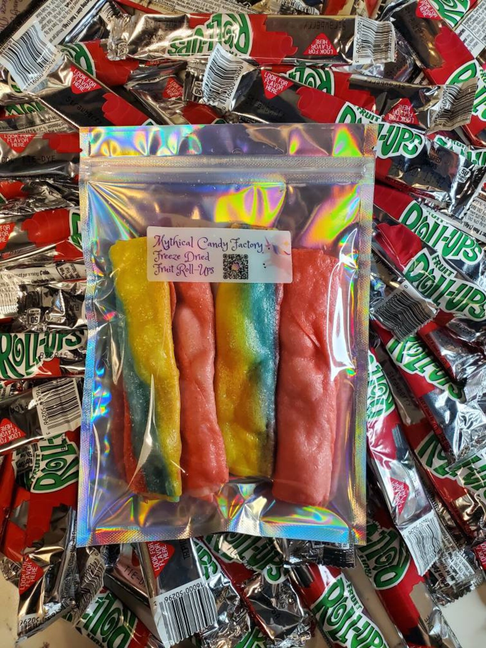 Freeze Dried Fruit Roll up / Freeze Dried Candy Etsy