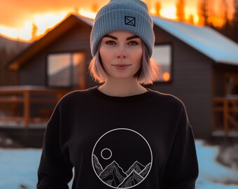 Mountain Sunset Unisex Heavy Blend™ Rundkragetröja