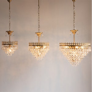 French retro crystal chandelier Nordic American style crystal lamps