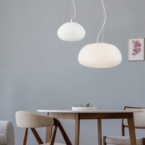 Glass cloud chandelier single head pendant light