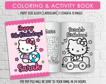 Coloring & Activity Book, Party Printable, Hello Coloring Book, Printable Activity, Hello Party Activities, Hello Party, Hello Printables