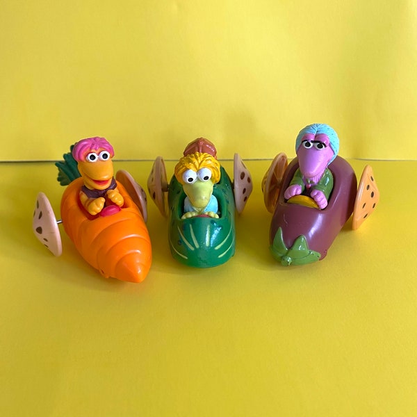 Vintage 1988 Fraggle Rock McDonald's Happy Meal Toys - Rare Collectibles - Jim Henson - Complete Set - TV Nostalgia - Limited Availability