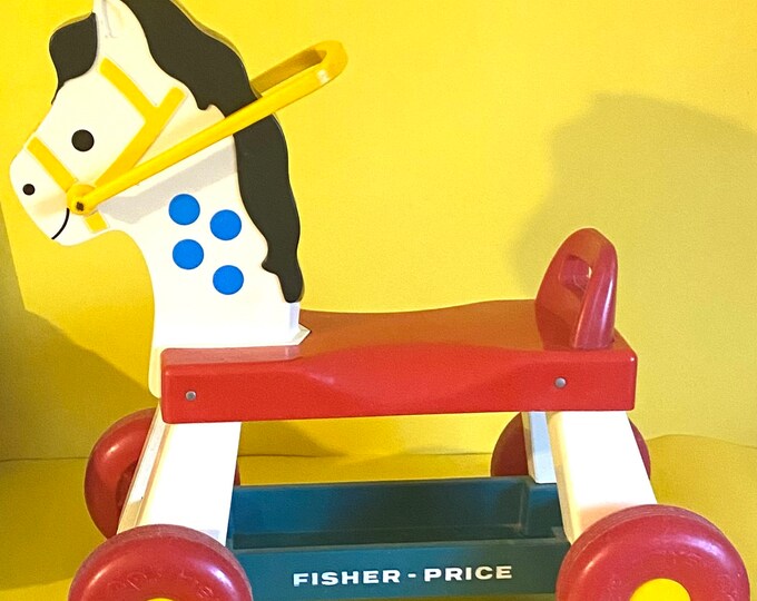 1976 Ride on Fisher Price Horse - Etsy