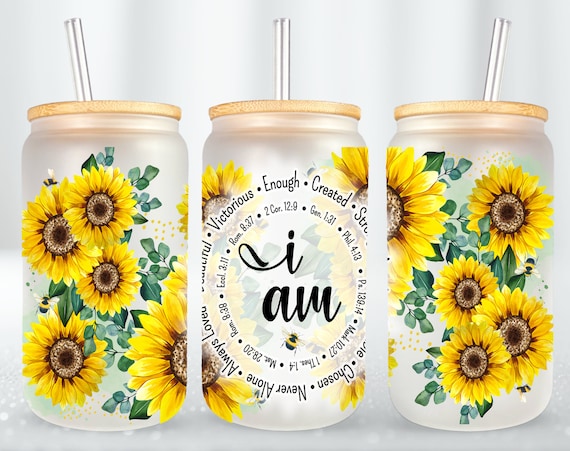 I Am Inspiration Bible Verse Libbey Glass Tumbler I Am Inspiration Bible Verse Libbey Glass Tumbler